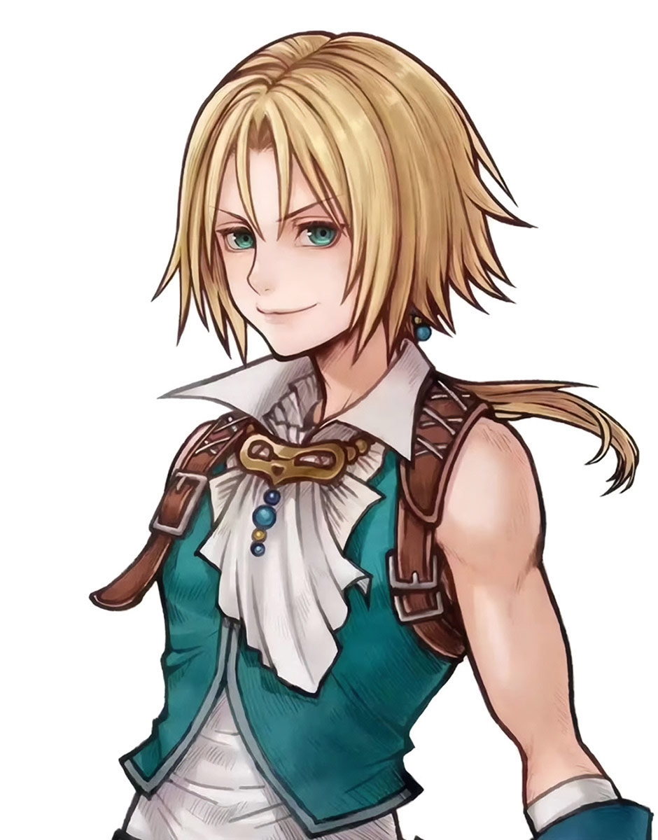 Zidane Tribal Portrait Art from Dissidia Duellum Final Fantasy