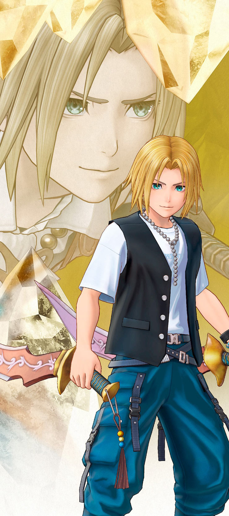 Zidane Tribal Artwork from Dissidia Duellum Final Fantasy