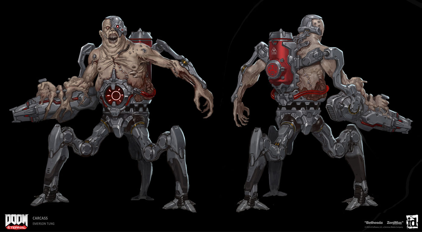 Carcass Art from Doom Eternal