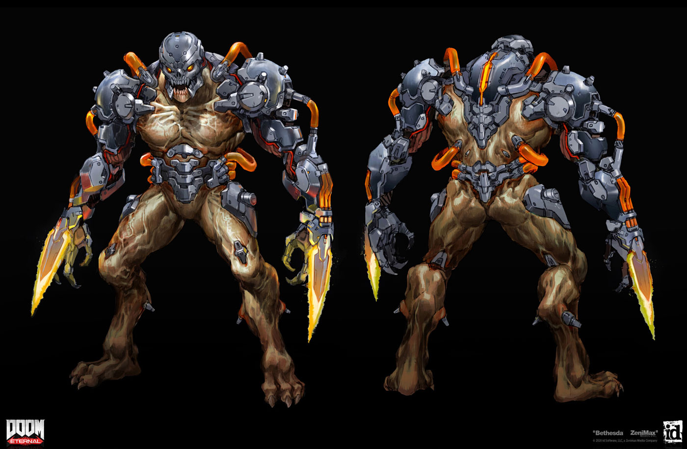 Dread Knight Art from Doom Eternal