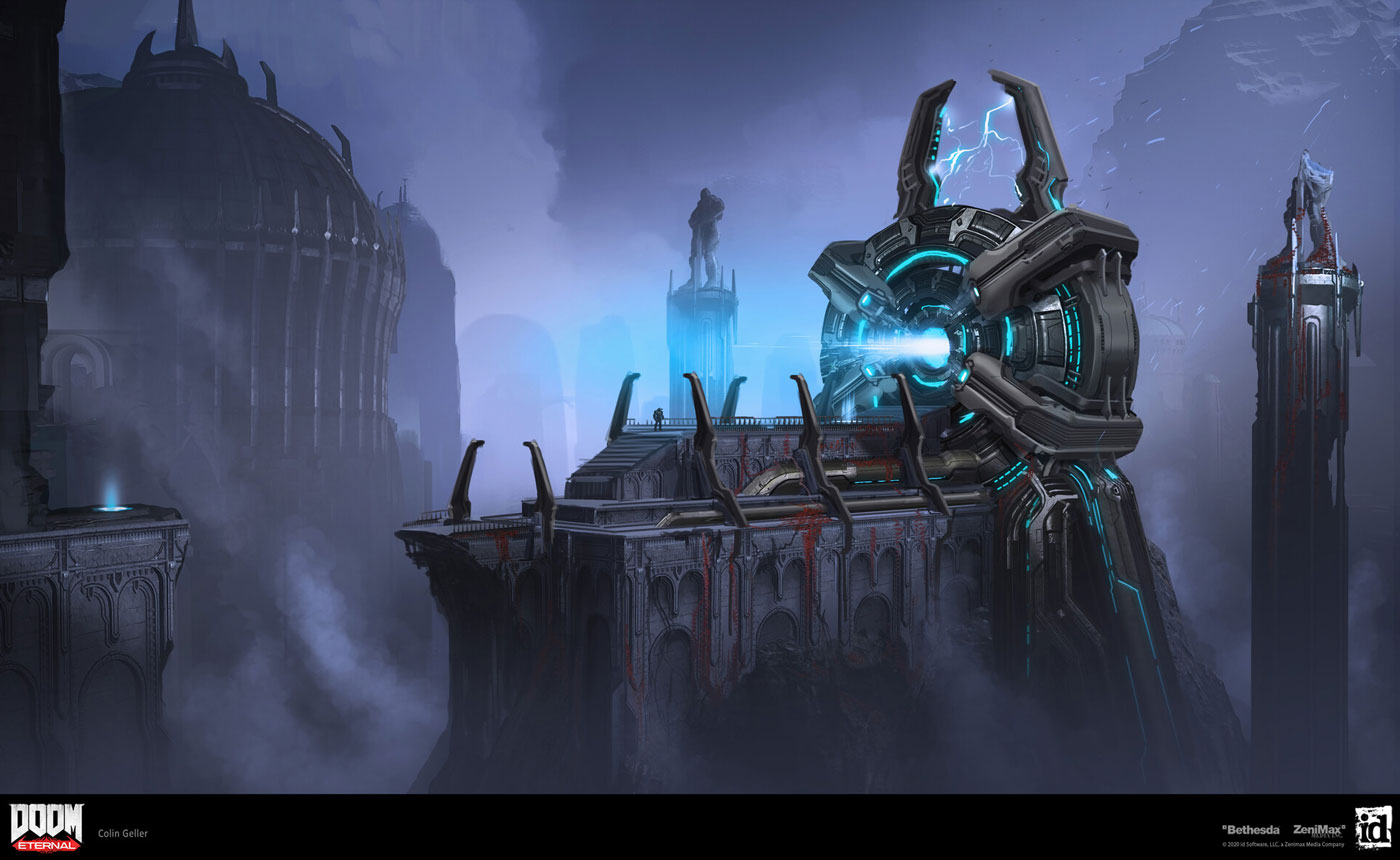 Exultia Portal Machine Art from Doom Eternal