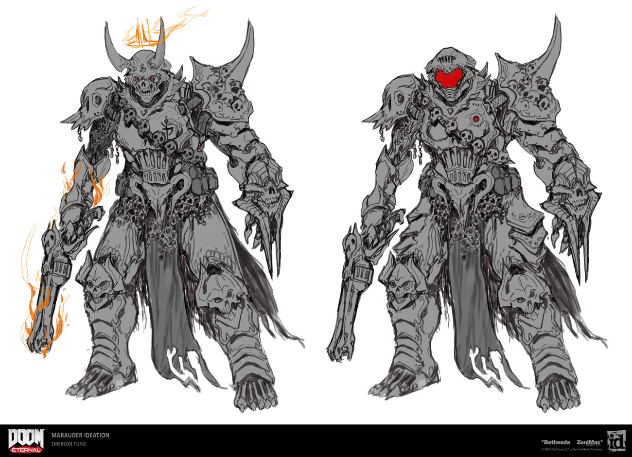 Marauder Concept Art from Doom Eternal