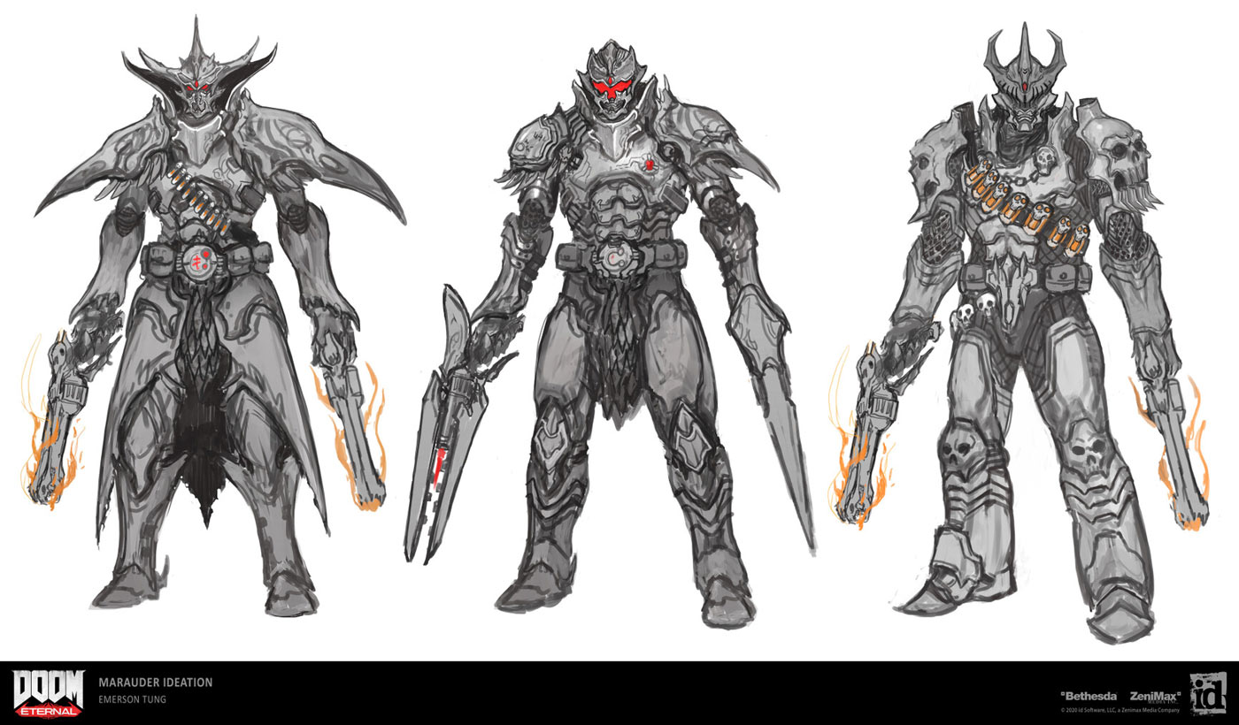 Marauder Concepts from Doom Eternal