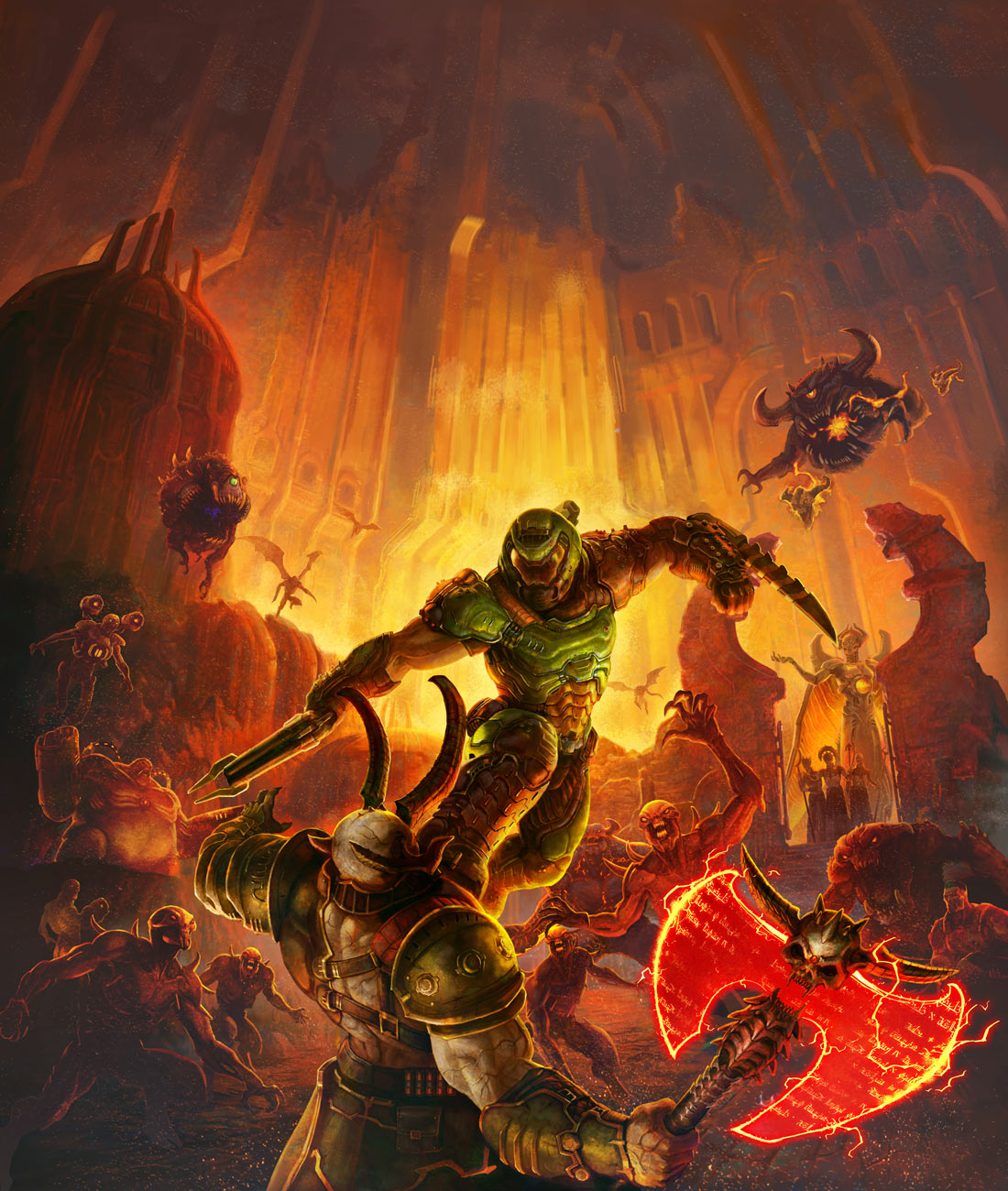 Marauder Promo Art from Doom Eternal