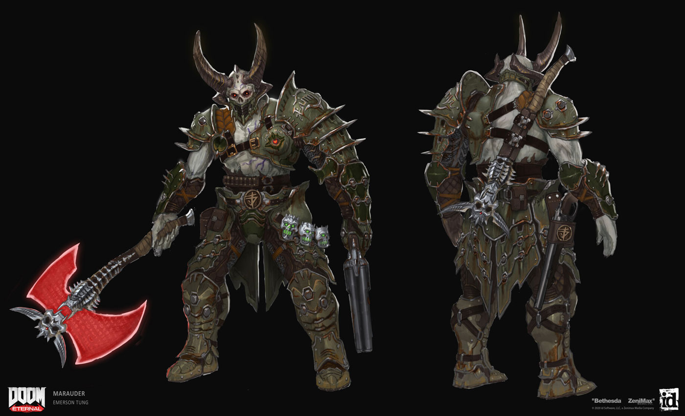 Marauder Art from Doom Eternal