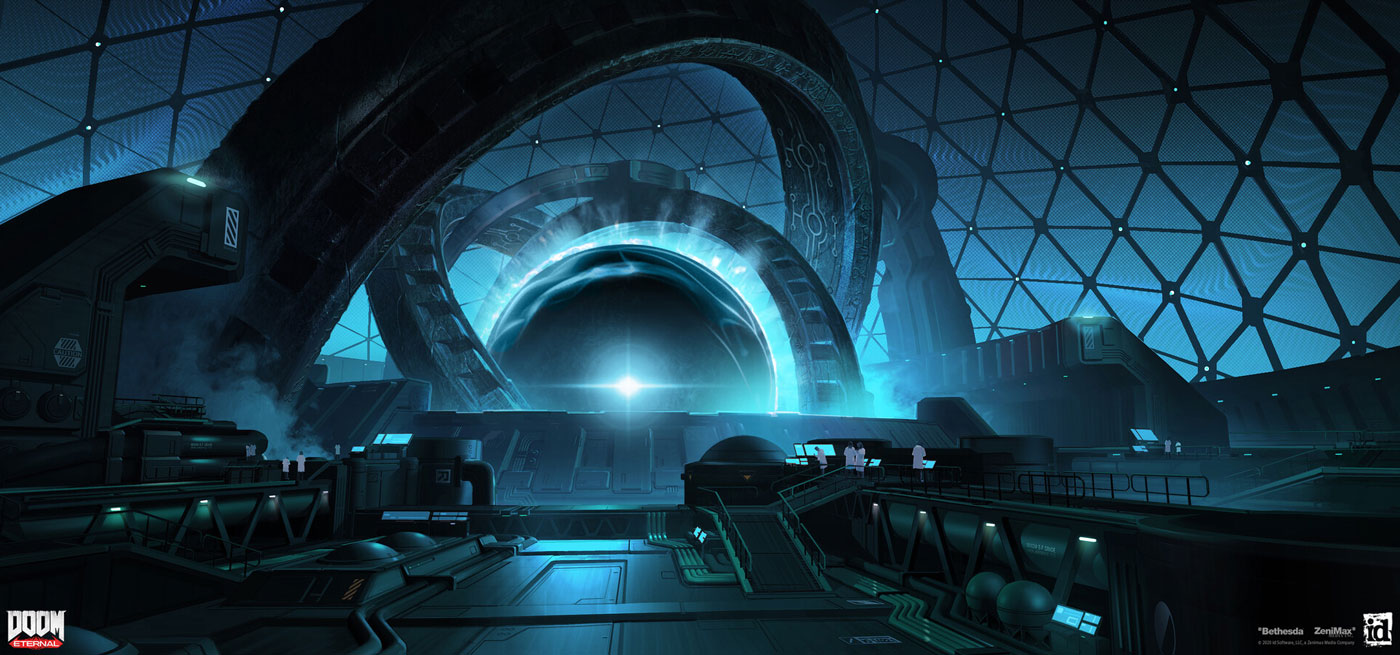 Portal Art from Doom Eternal