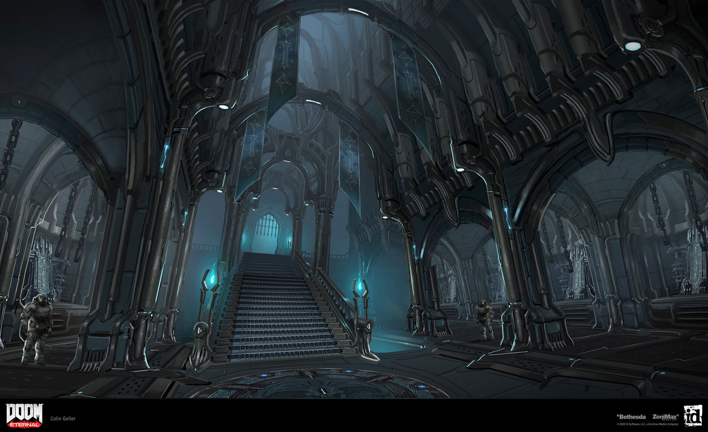 Sentinel Prime Library Art from Doom Eternal