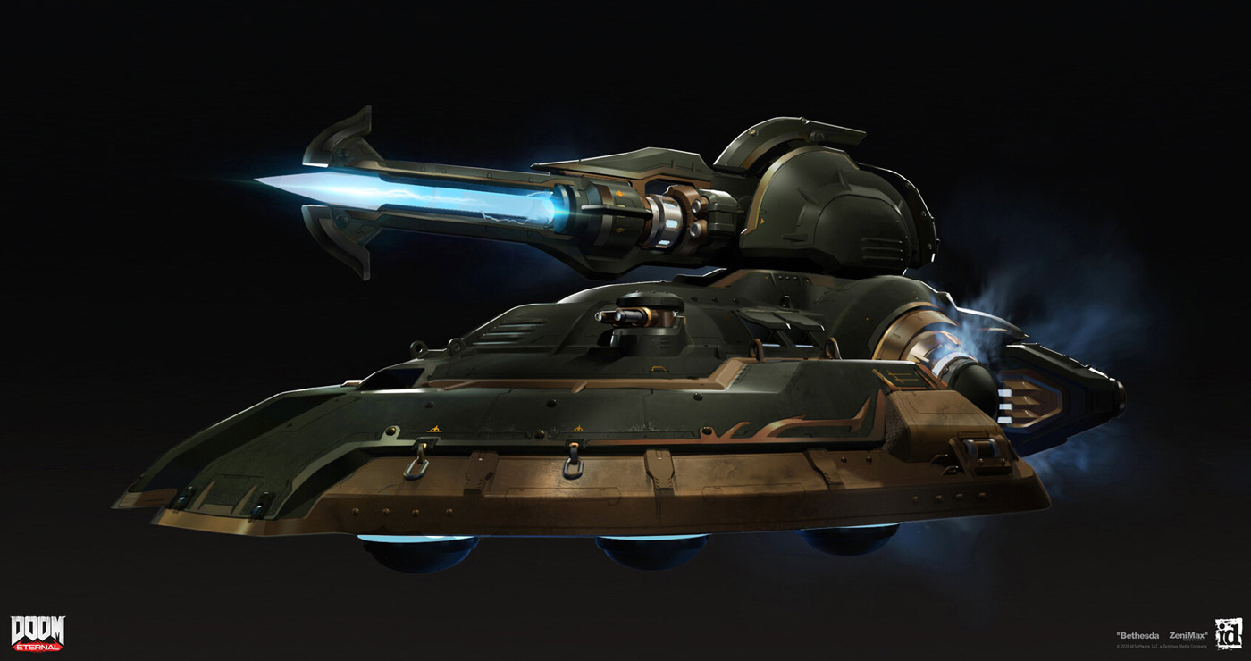 Sentinel Tank Art from Doom Eternal