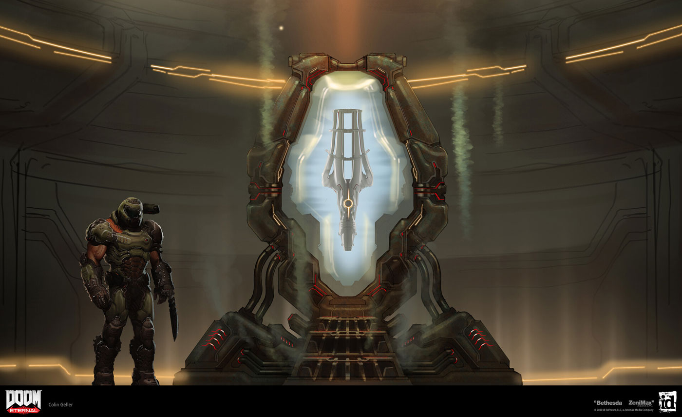 Unmaykr Storage Art from Doom Eternal