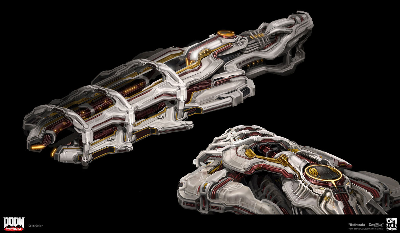 Unmaykr Weapon Art from Doom Eternal