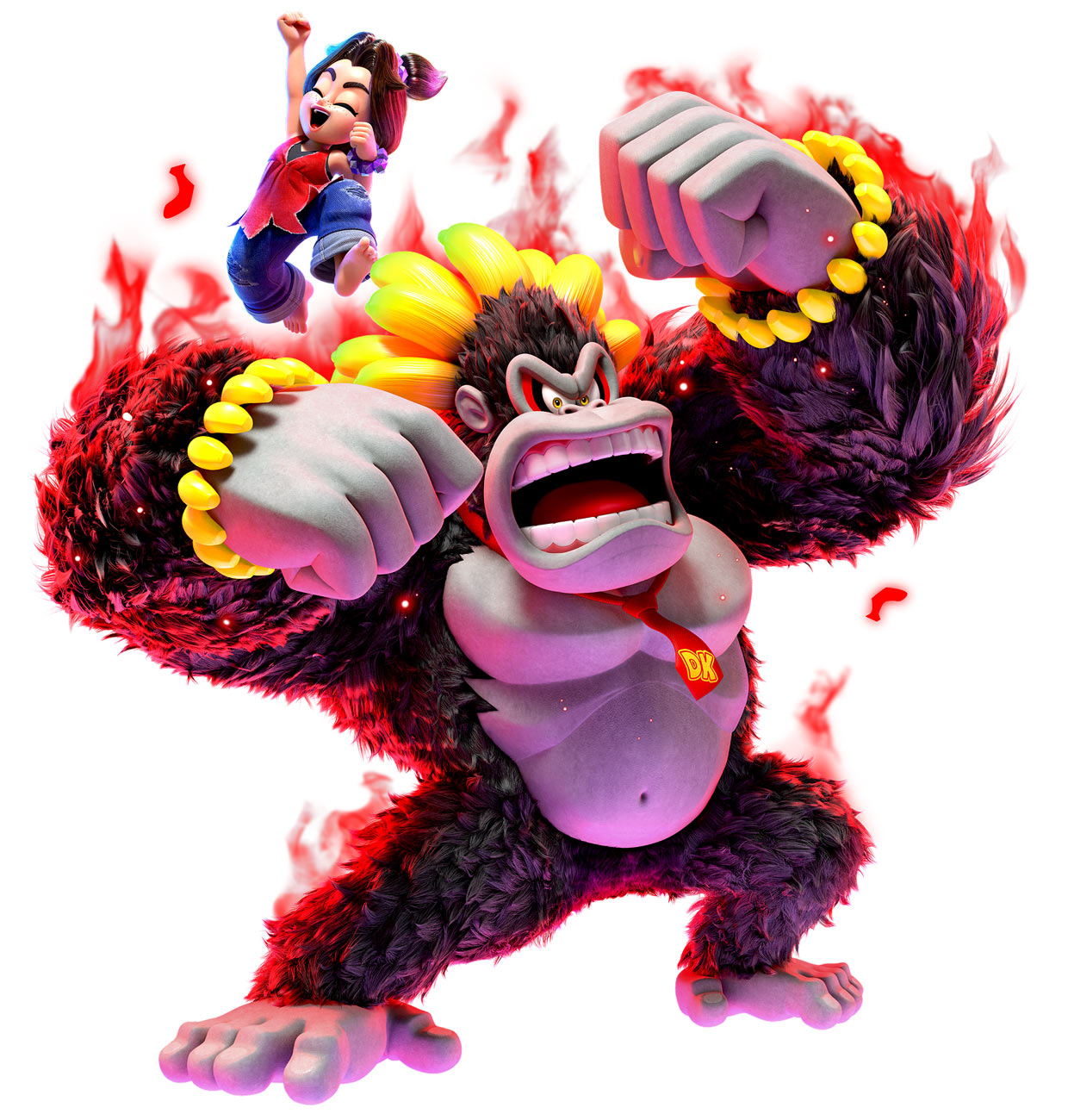 Donkey Kong Bananza Transformation Art from Donkey Kong Bananza