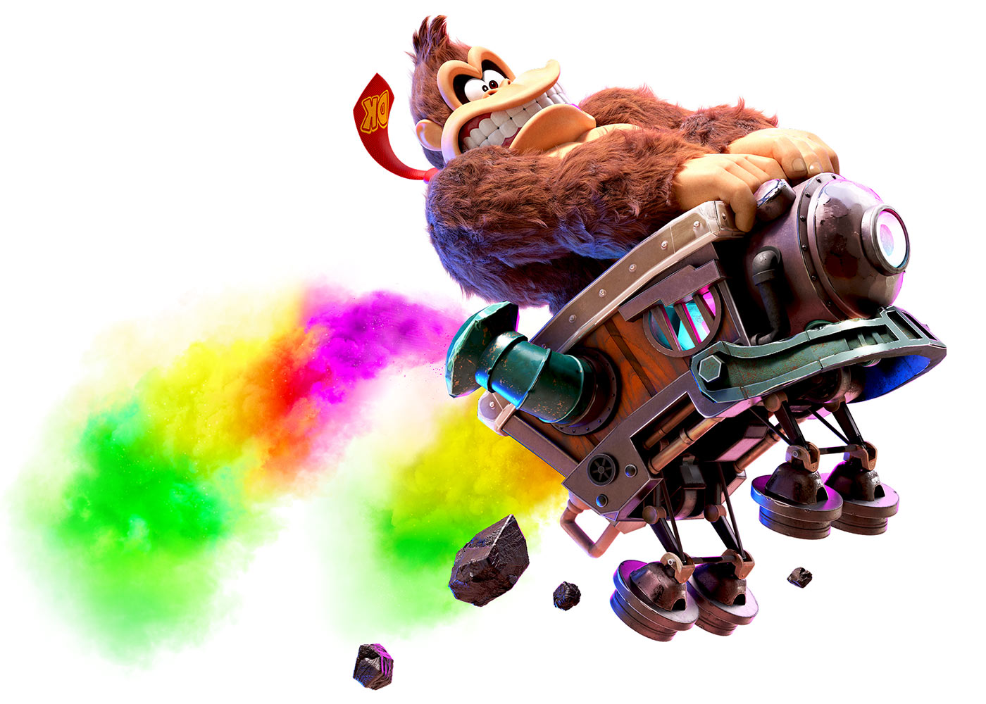 Minecart Art from Donkey Kong Bananza