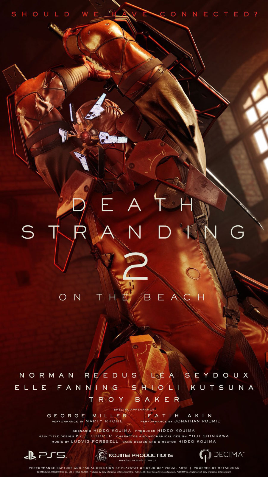 Red Samurai Promo Art from Death Stranding 2: On the Beach