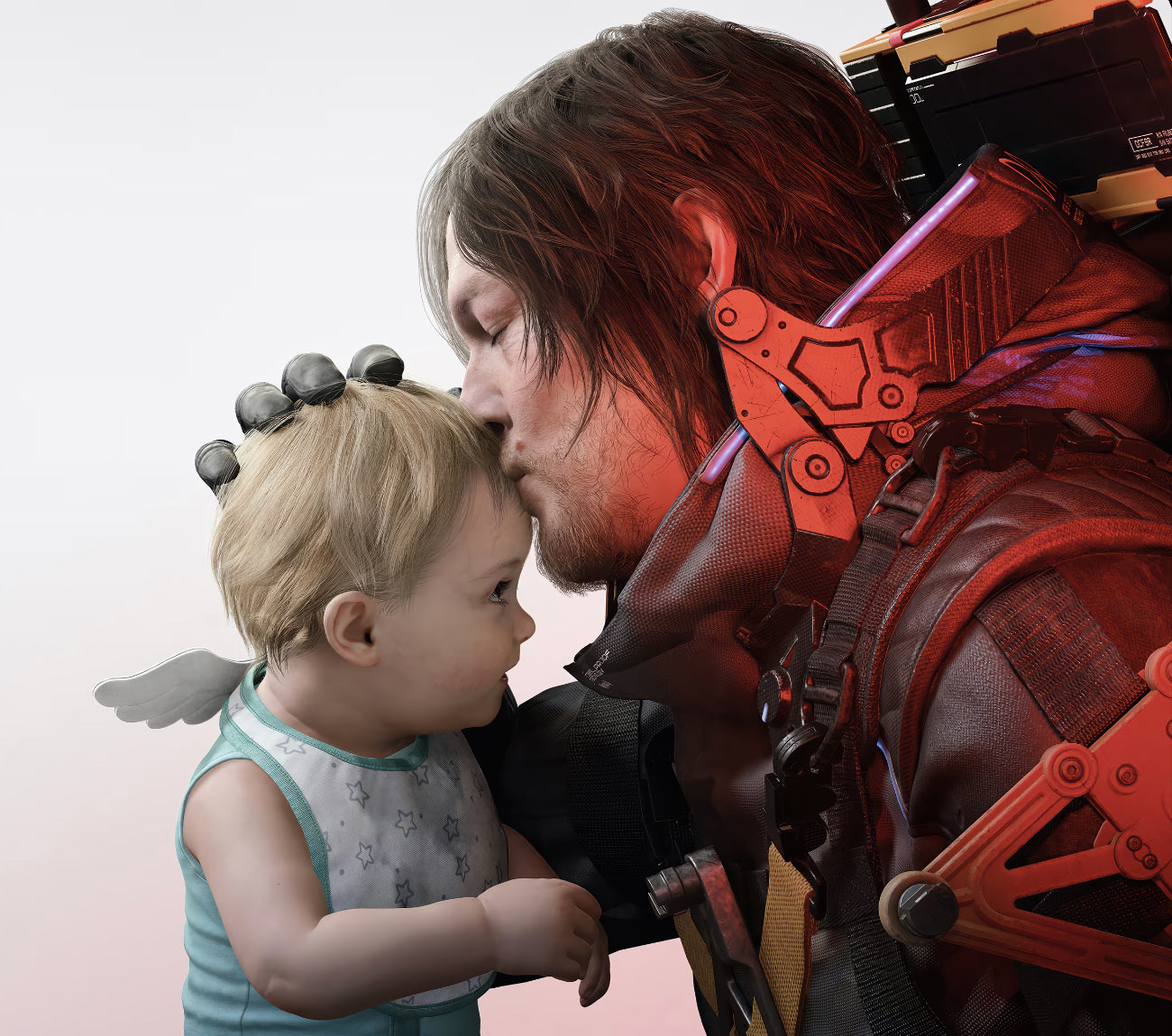 Sam and BB-28 Art from Death Stranding 2: On the Beach