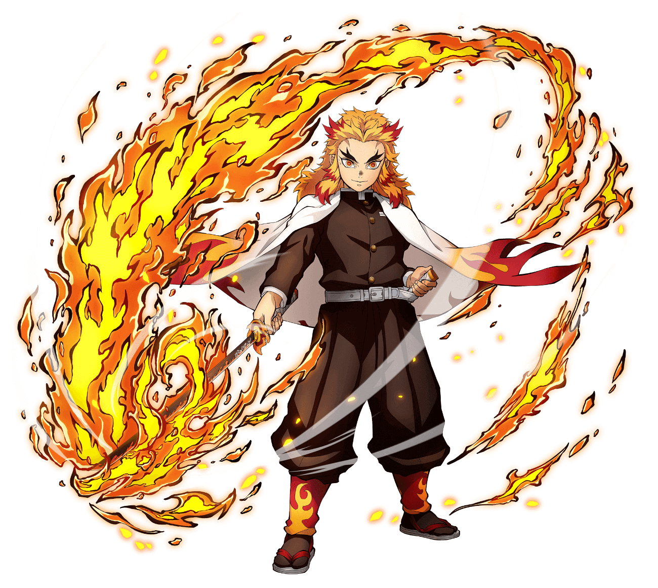 Kyojuro Rengoku Art from Demon Slayer: Kimetsu no Yaiba &ndash; The Hinokami Chronicles