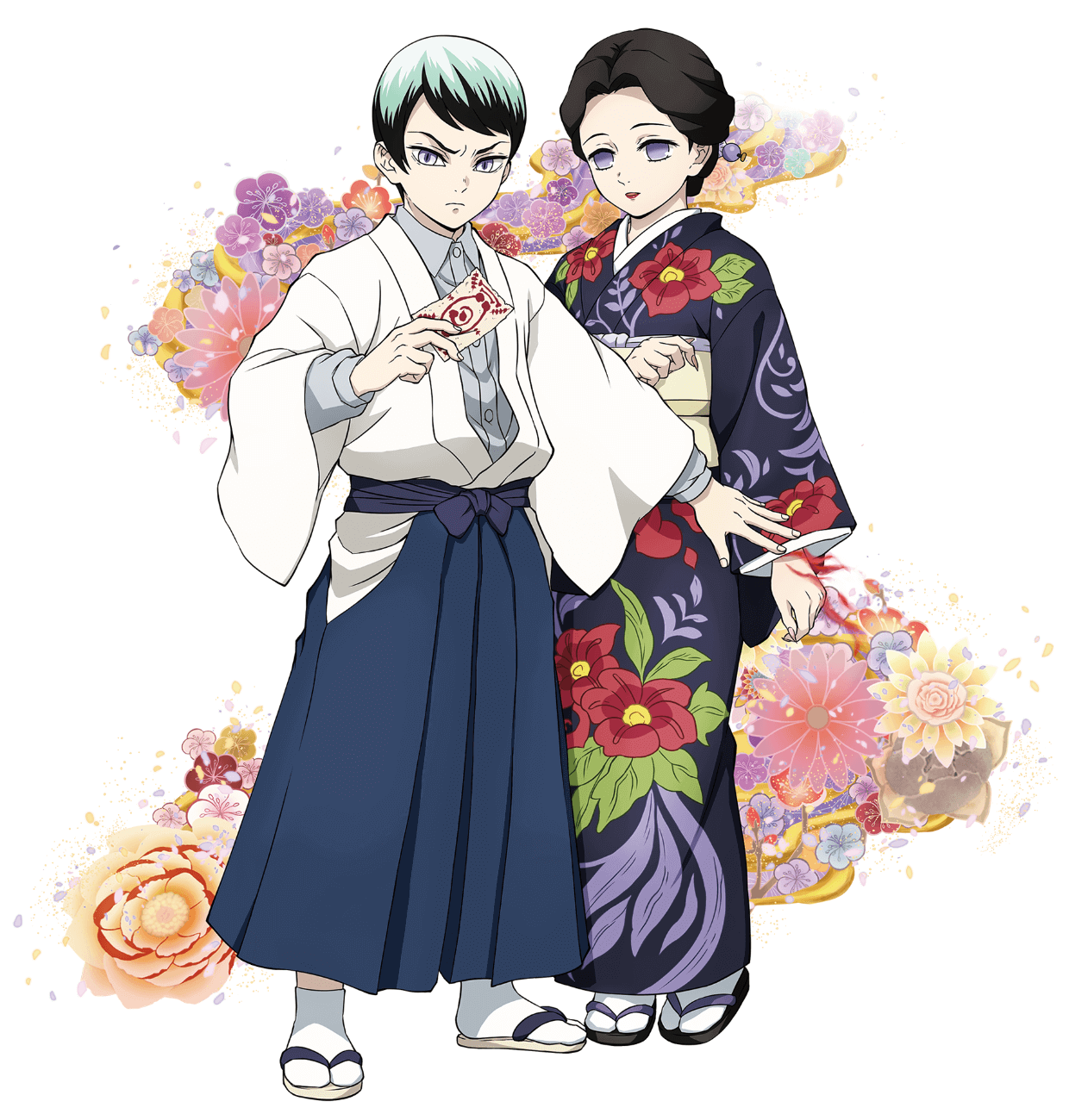 Yushiro and Tamayo Art from Demon Slayer: Kimetsu no Yaiba &ndash; The Hinokami Chronicles