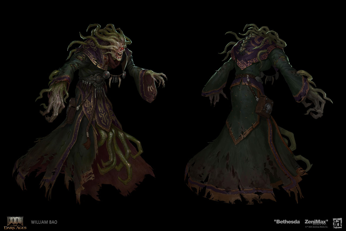 Acolyte Concept Art from Doom: The Dark Ages
