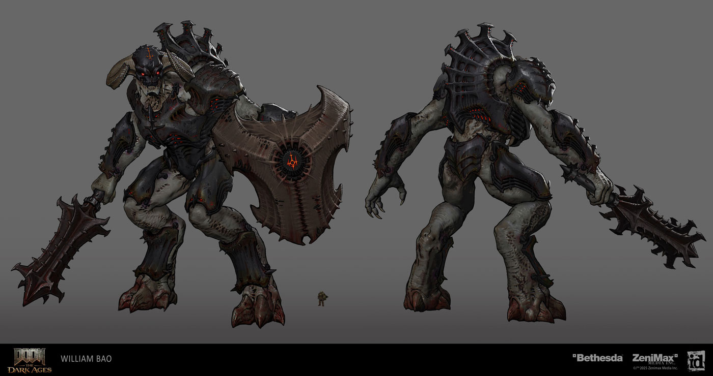Armored Titan Concept Art from Doom: The Dark Ages