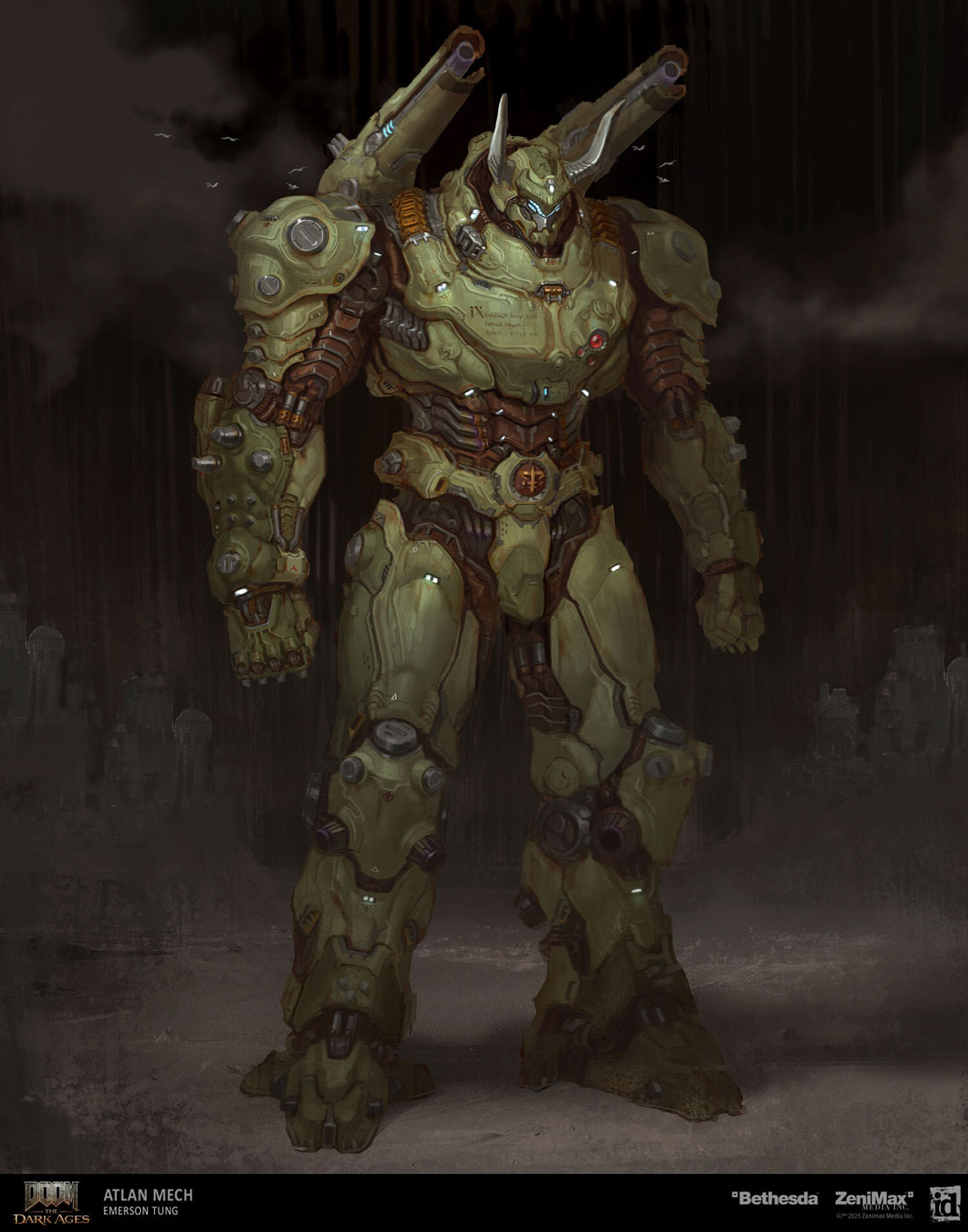Atlan Mech Art from Doom: The Dark Ages