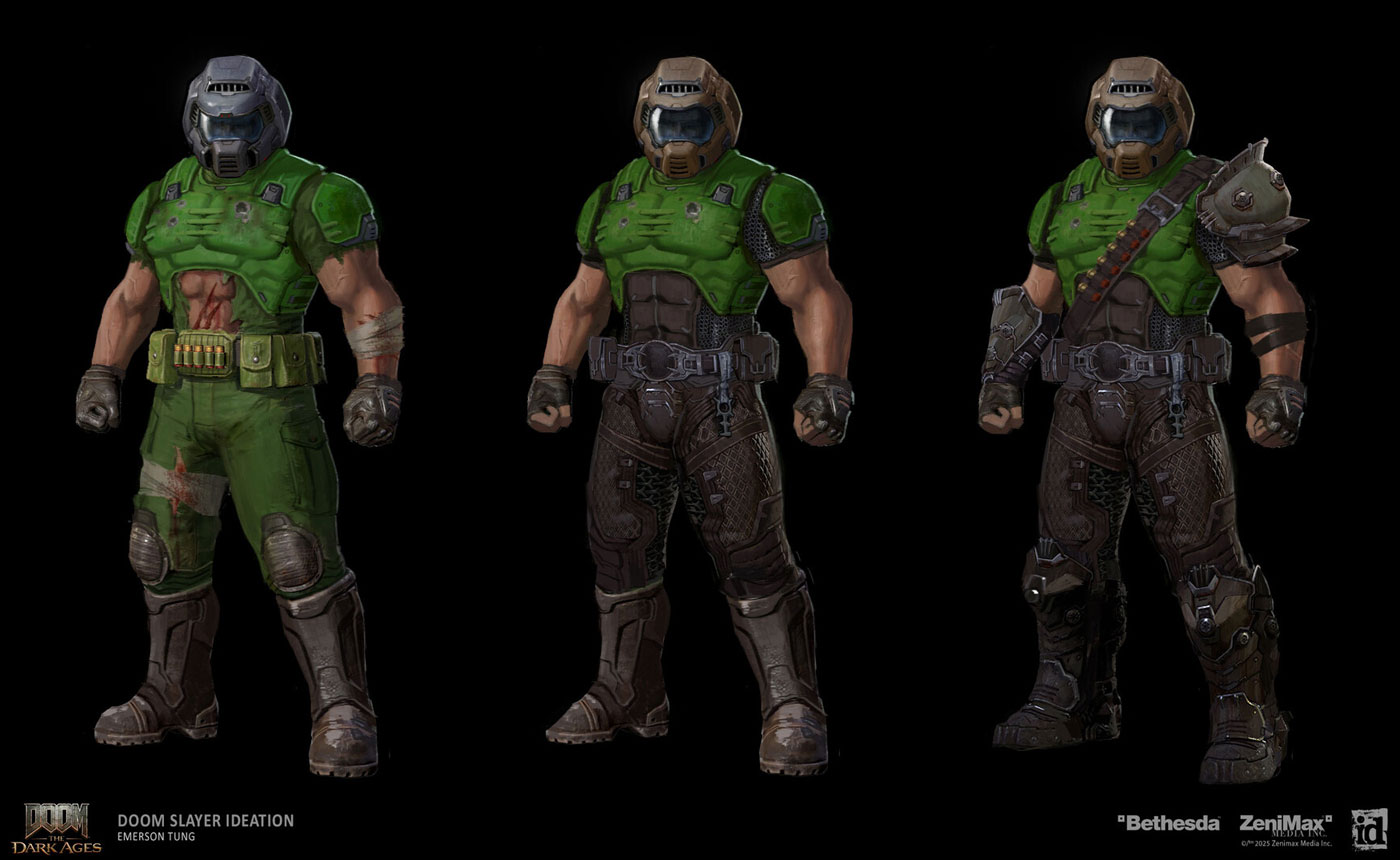 Doom Slayer Concept Art from Doom: The Dark Ages