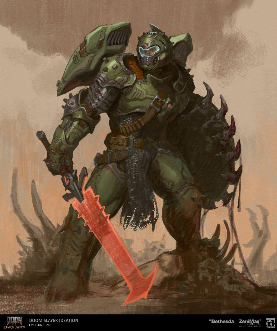 Doom Slayer Ideation (Sword) from Doom: The Dark Ages