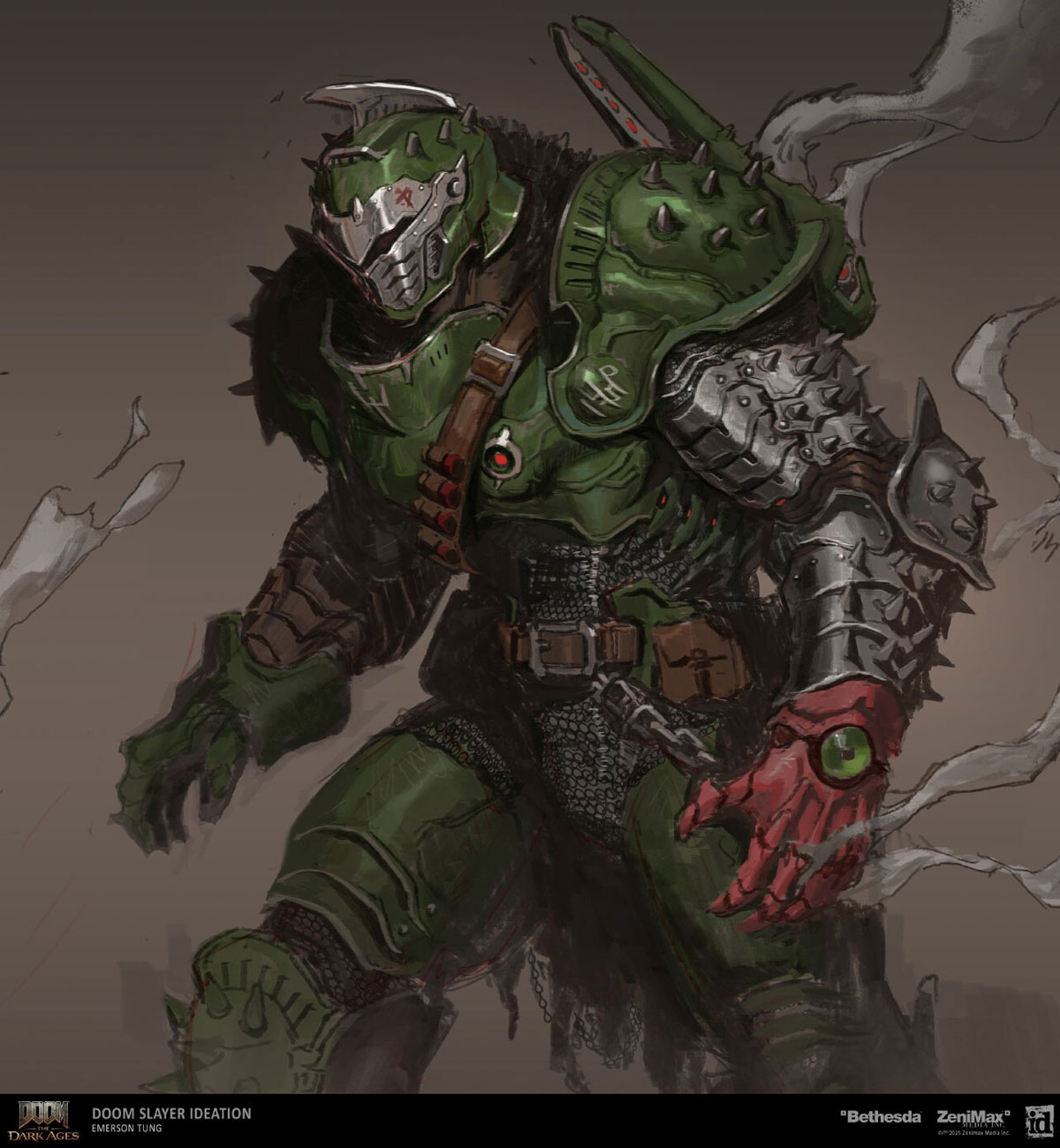 Doom Slayer Rough Ideation from Doom: The Dark Ages