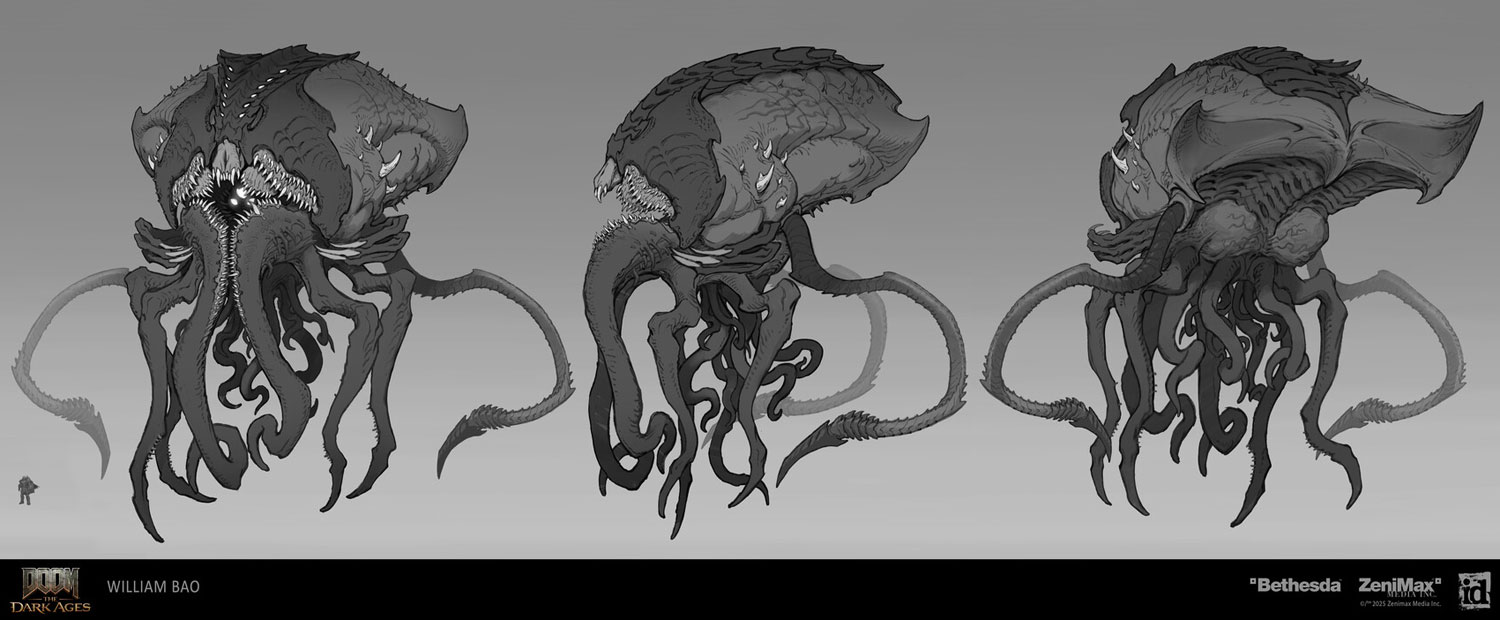 Giant Cosmic Cacodemon Concepts 1 from Doom: The Dark Ages