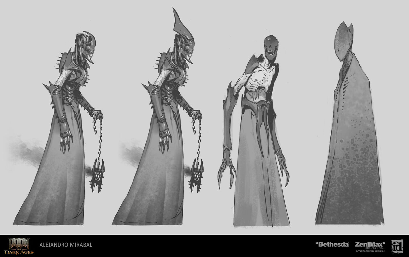 Hell Priest Ideation from Doom: The Dark Ages