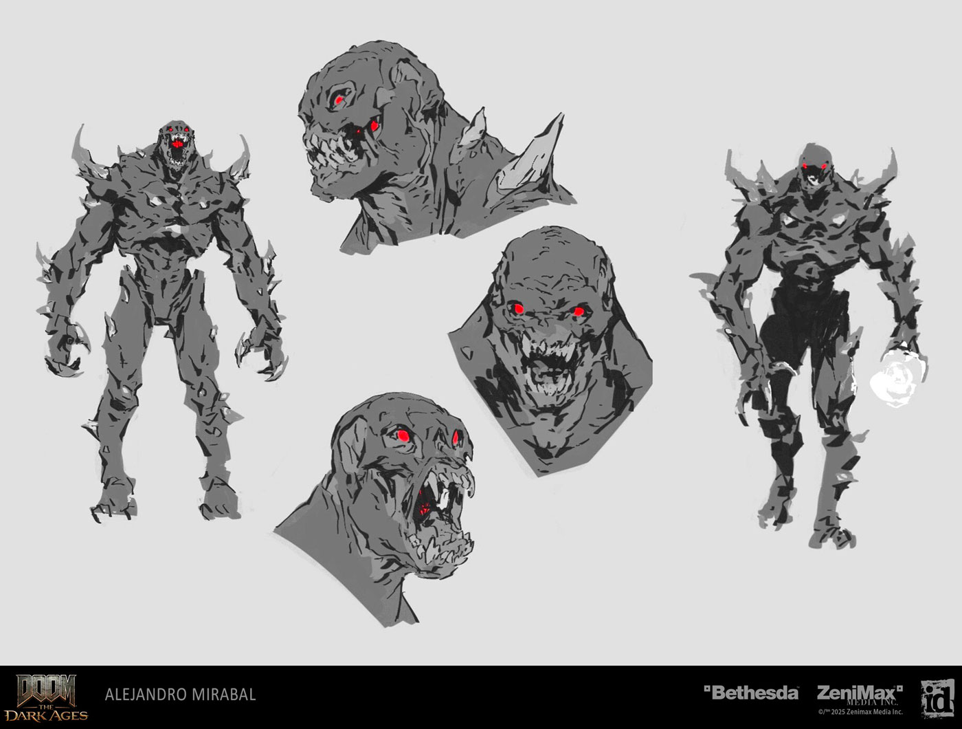 Imp Stalker Ideation from Doom: The Dark Ages