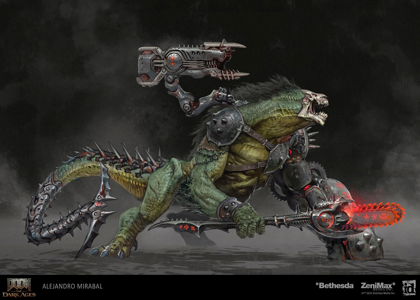 Komodo Concept Art from Doom: The Dark Ages