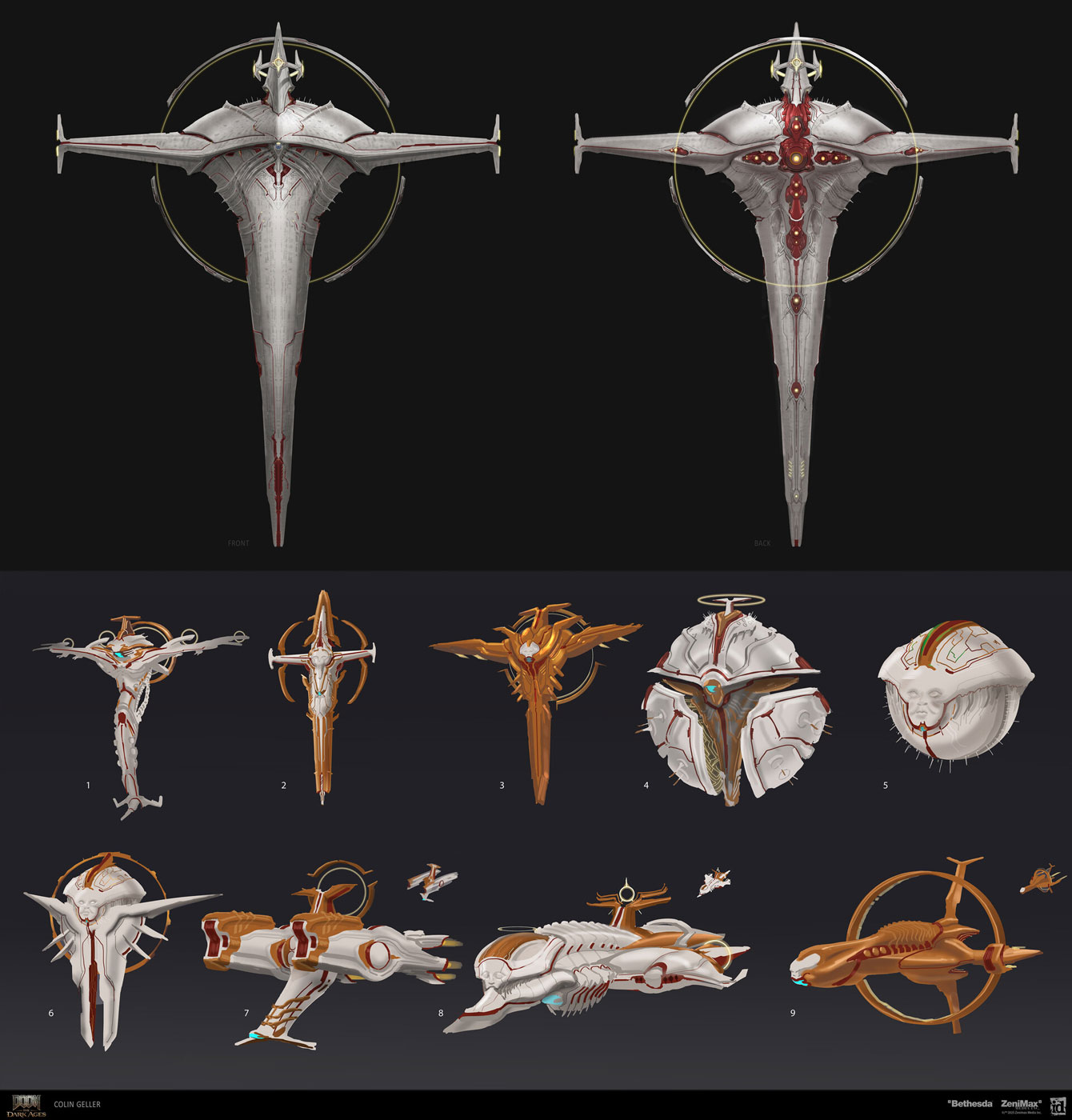Kreed Maykr Ship Art from Doom: The Dark Ages