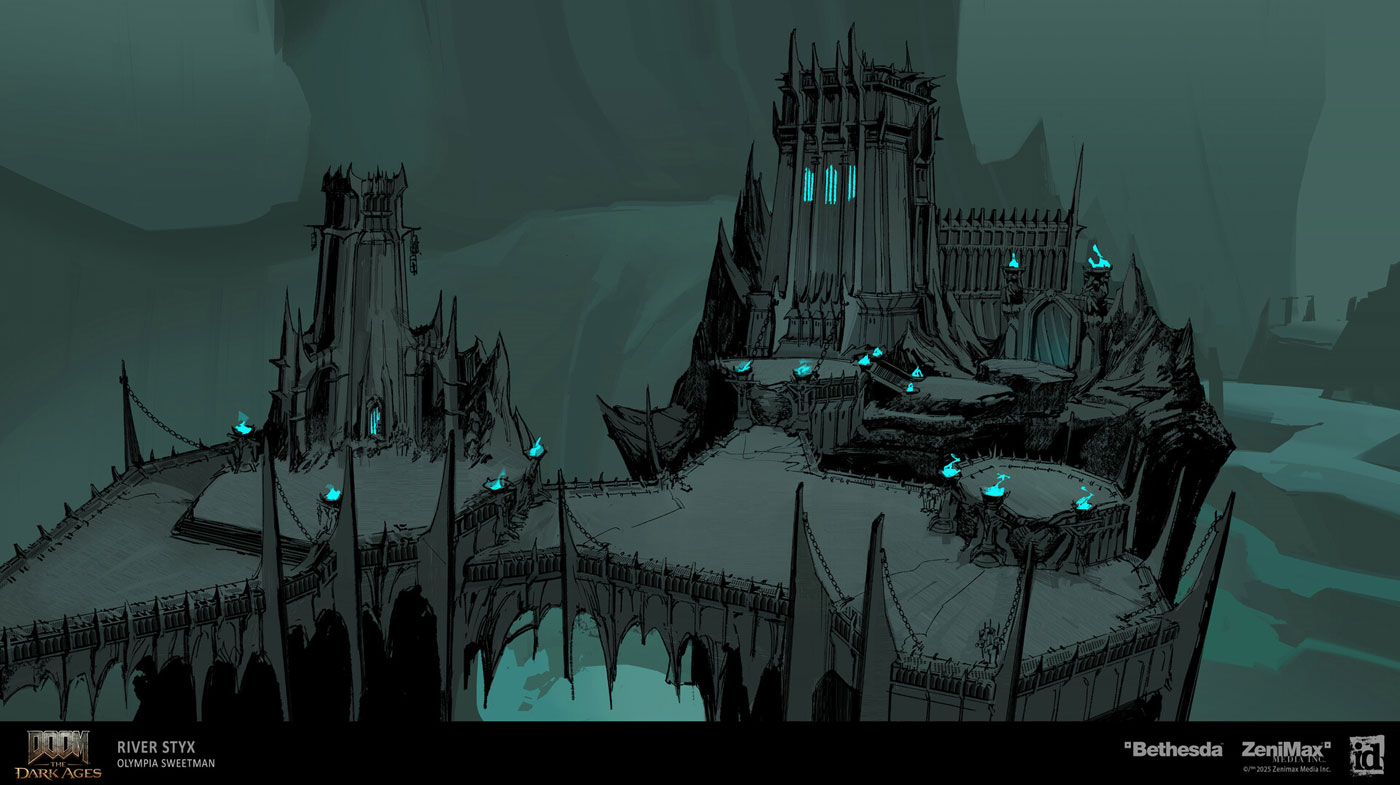 River Styx Concept Artwork from Doom: The Dark Ages