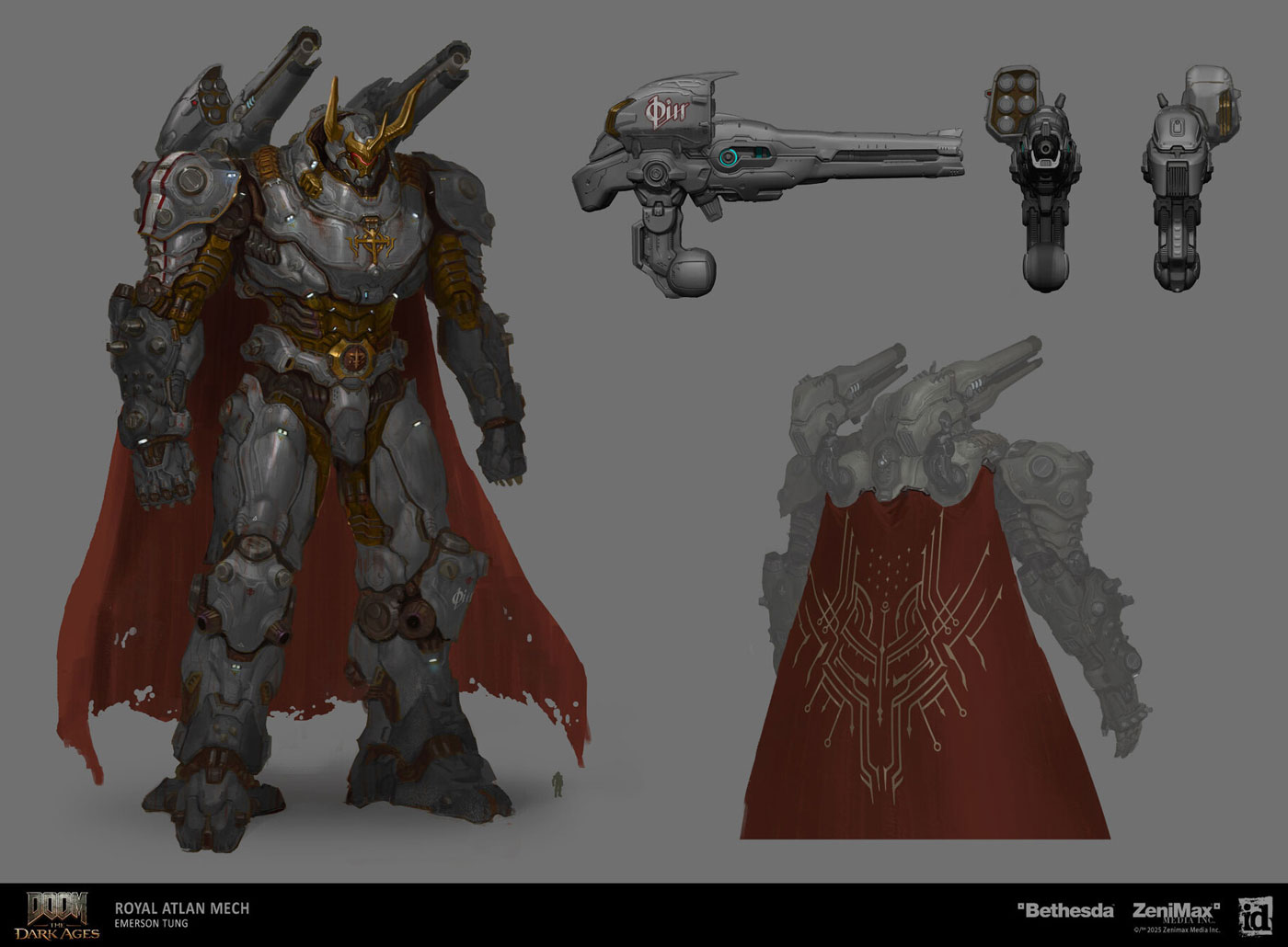 Royal Atlan Mech Art from Doom: The Dark Ages