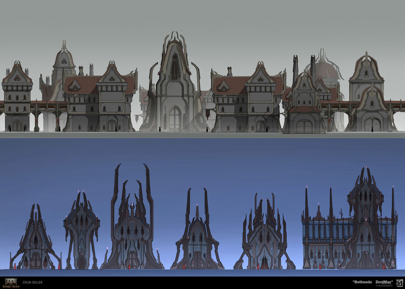 Sentinel Modular Art from Doom: The Dark Ages
