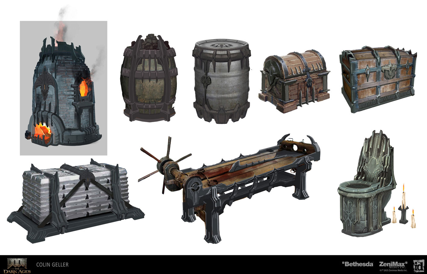 Sentinel Props Art from Doom: The Dark Ages