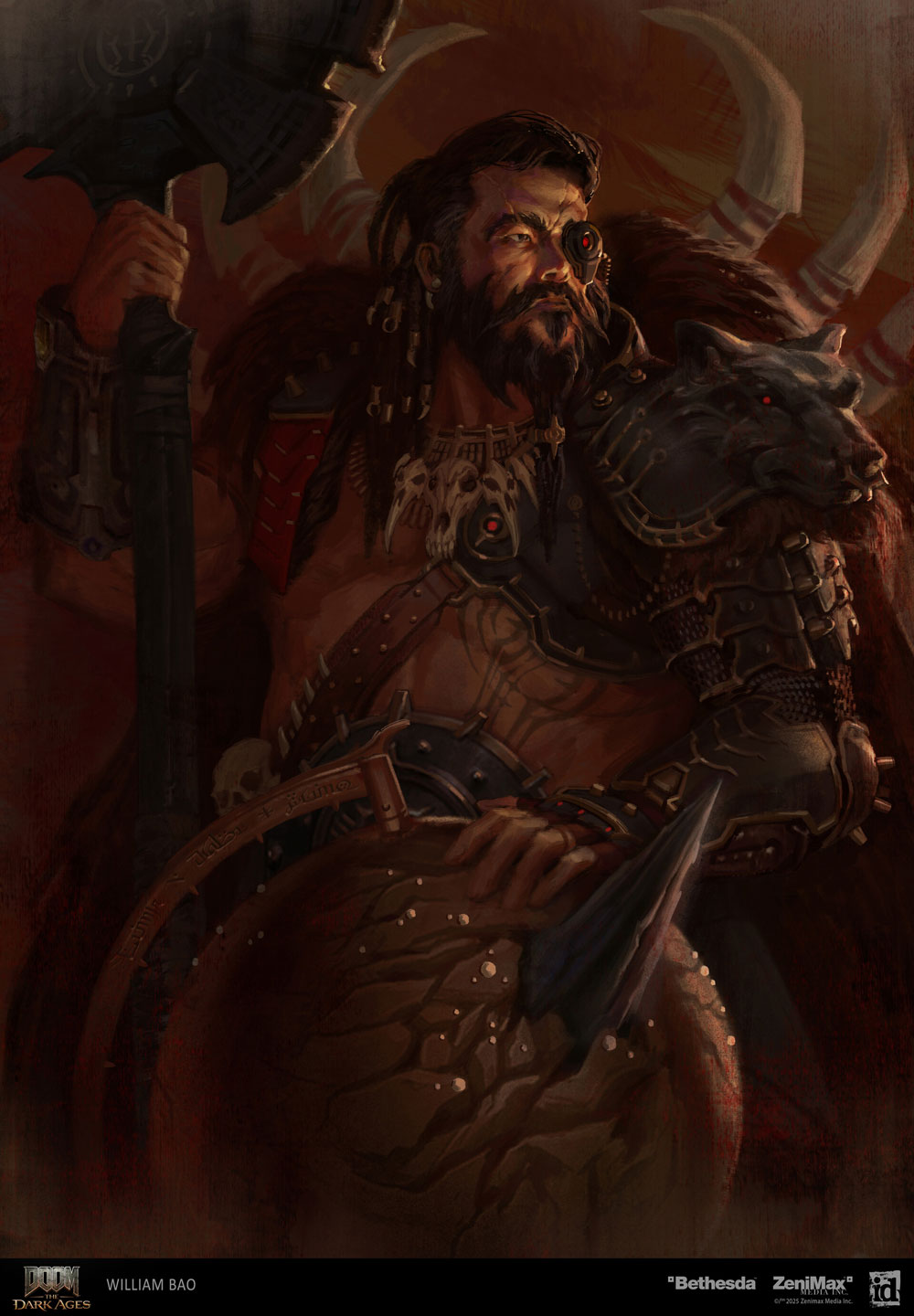 Sentinel Royalty Portrait 3 from Doom: The Dark Ages