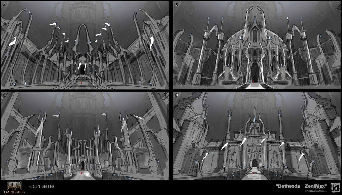 Sentinel Siege Tower Sketches from Doom: The Dark Ages