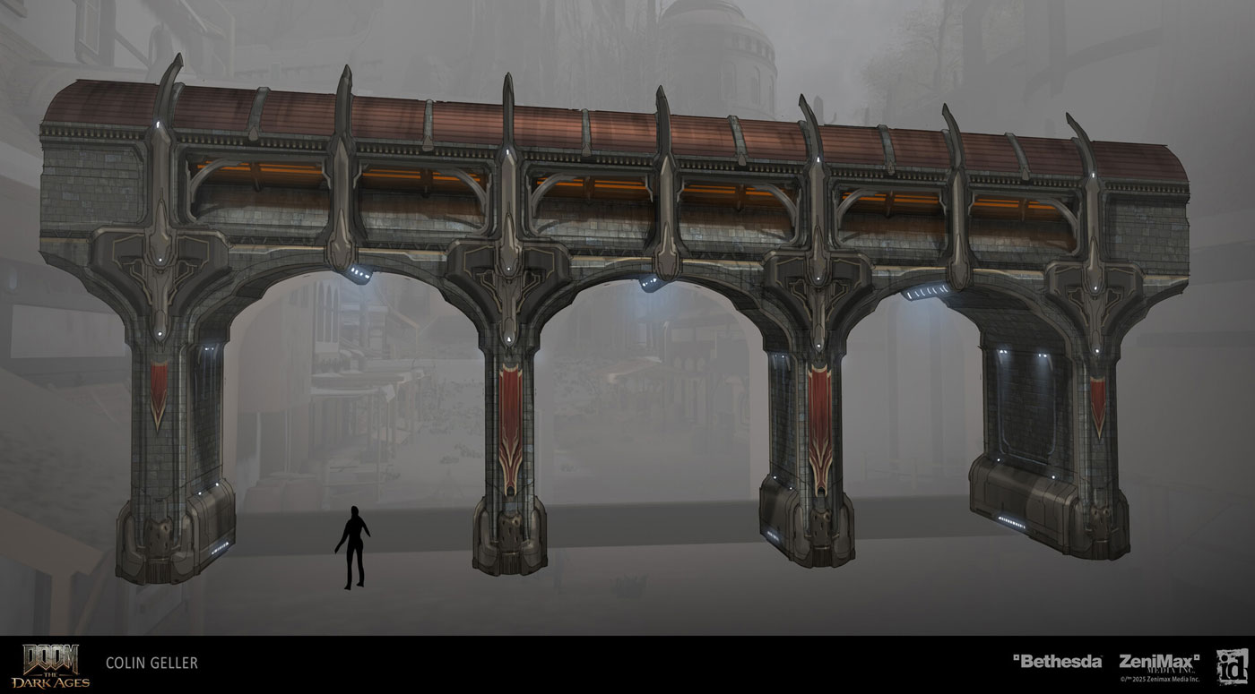 Sentinel Structure Art from Doom: The Dark Ages
