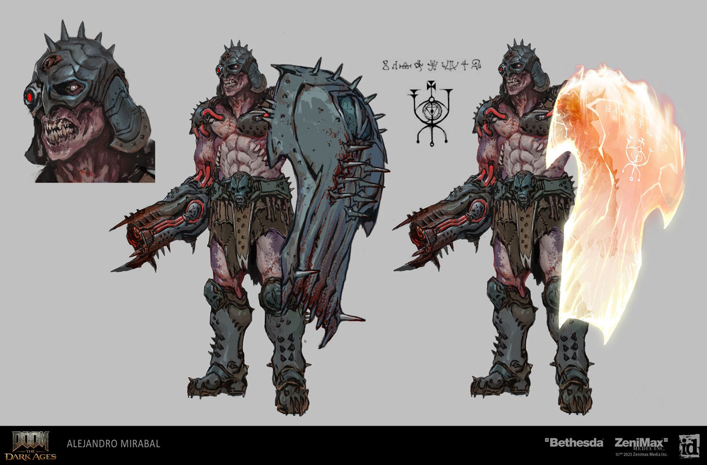 Soldier Concept Art from Doom: The Dark Ages