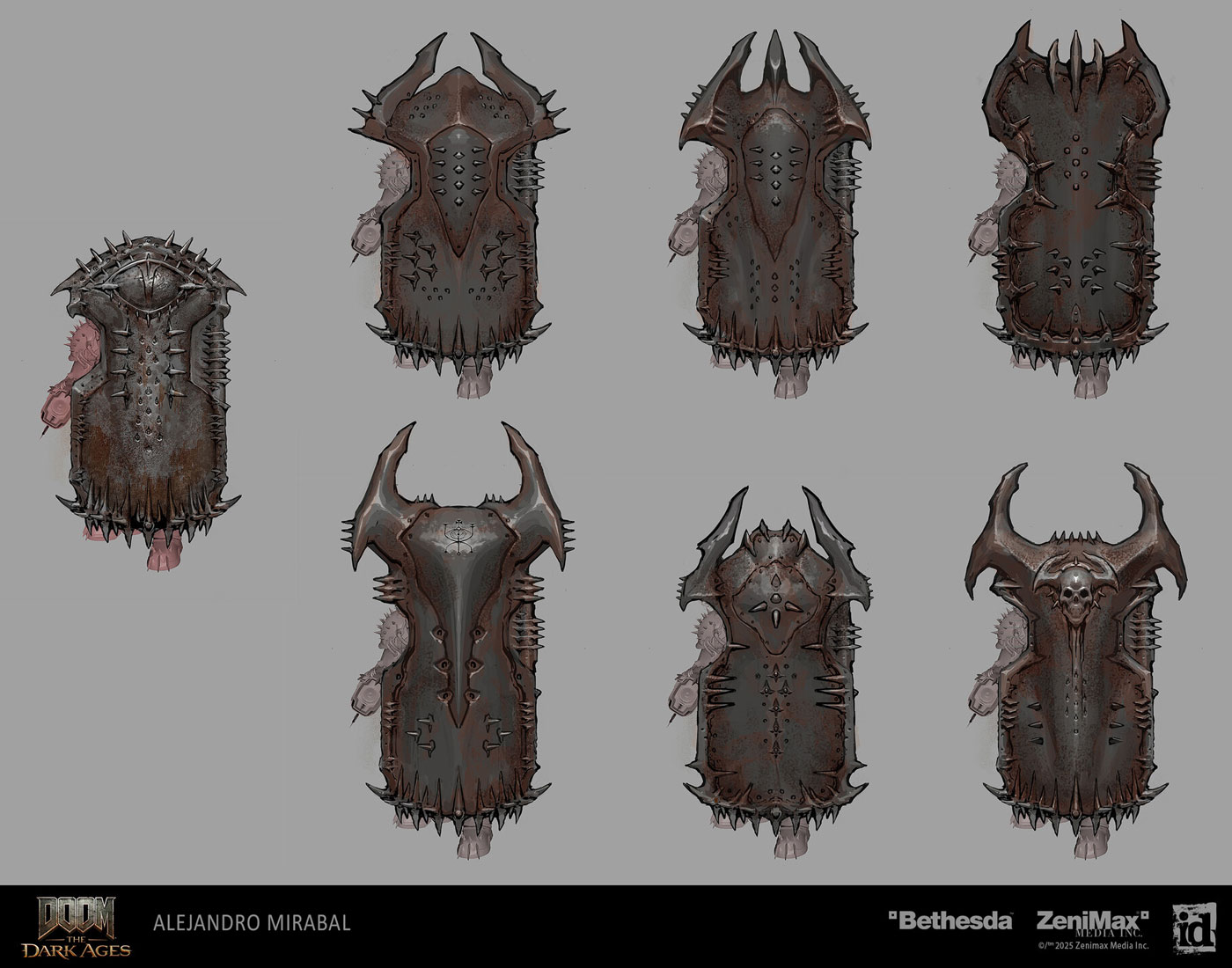 Soldier Shield Concepts from Doom: The Dark Ages