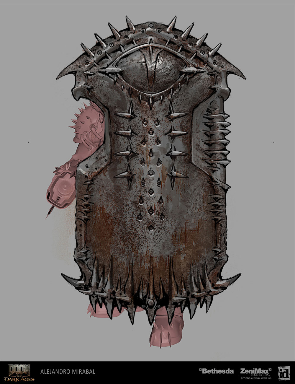 Soldier Shield Art from Doom: The Dark Ages