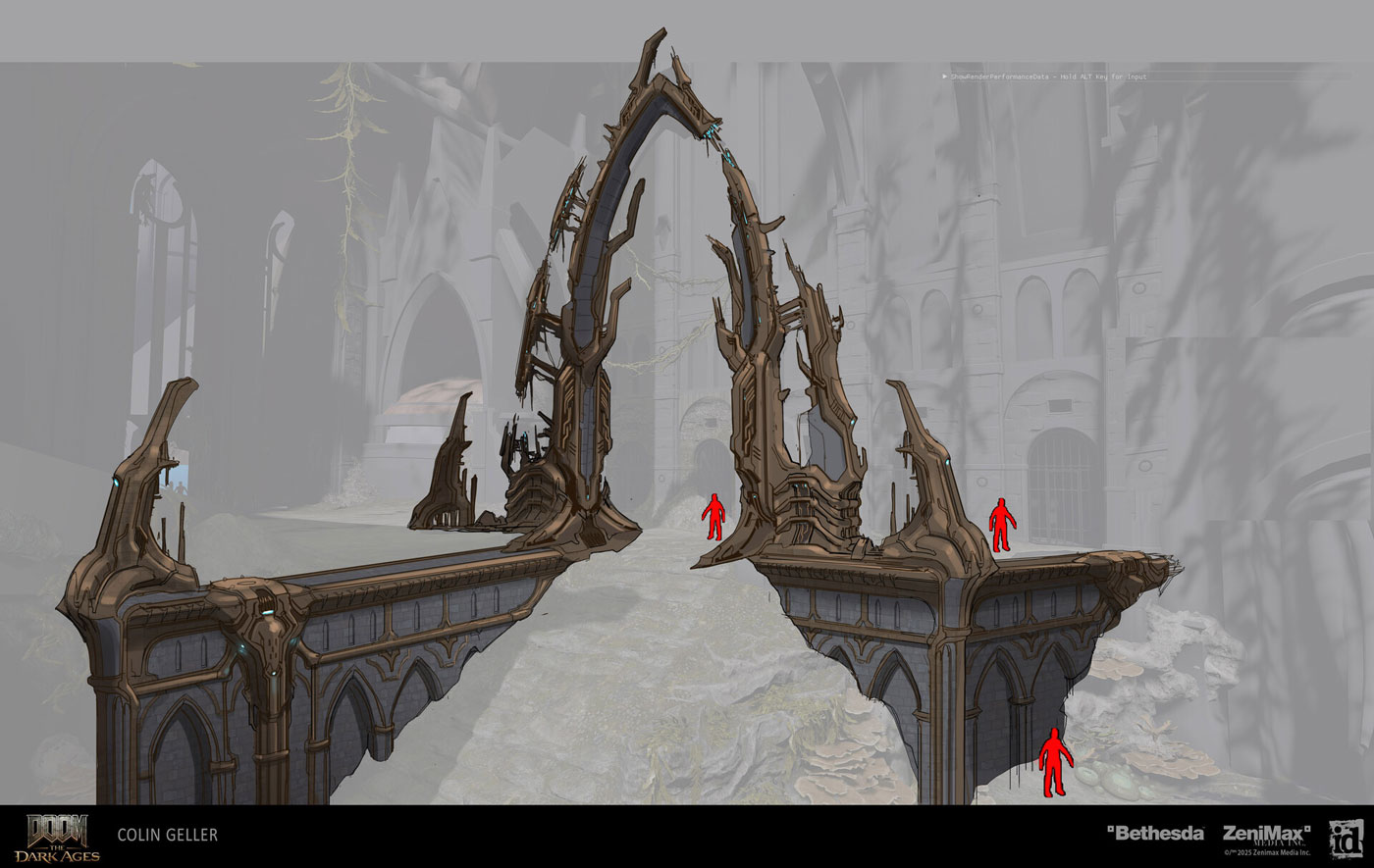 Spire of Nerathul Arch Art from Doom: The Dark Ages