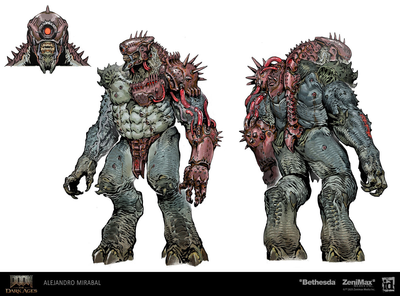 Titan Concept Art from Doom: The Dark Ages