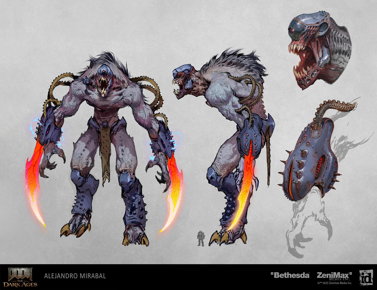 Titan Concept Artwork from Doom: The Dark Ages