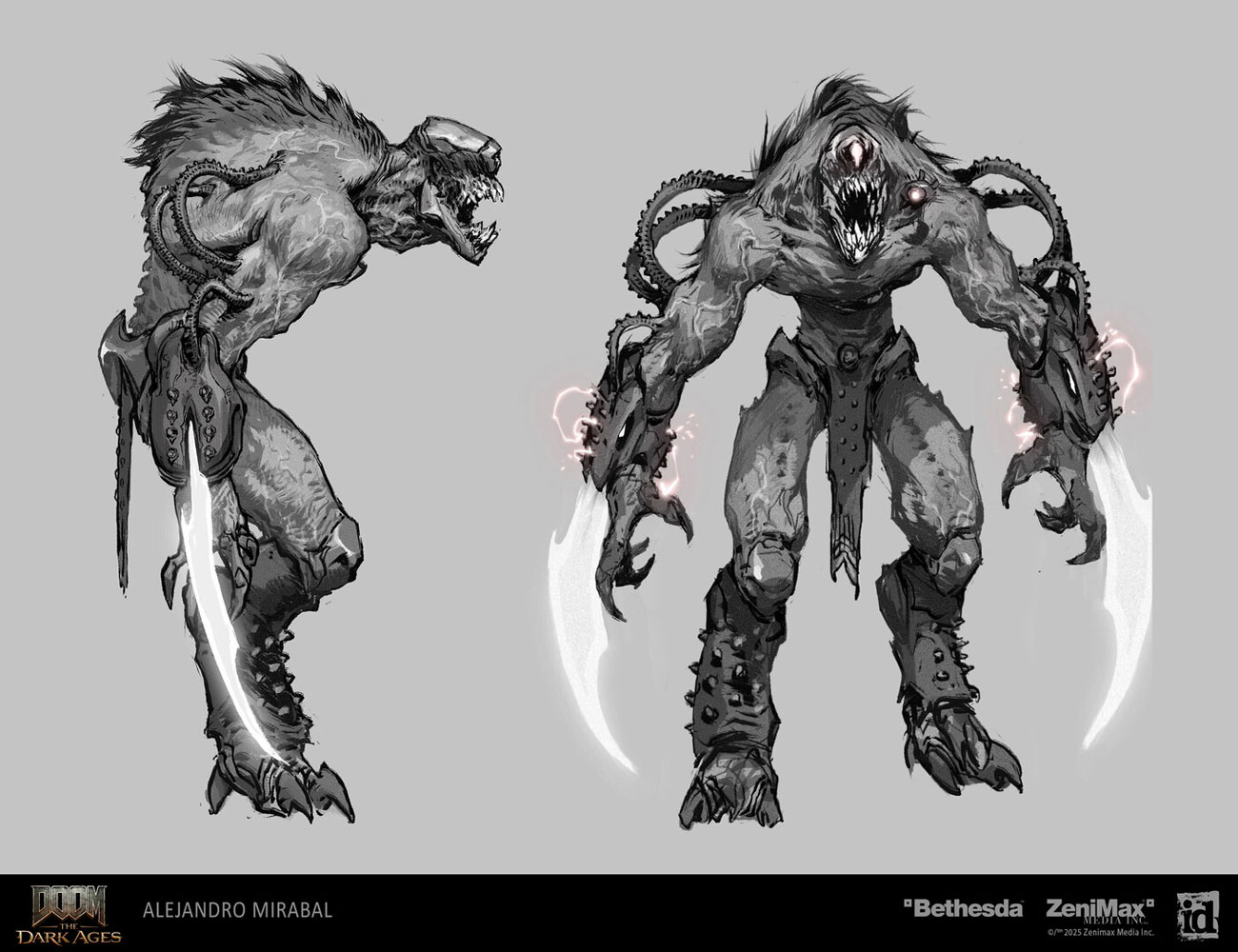 Titan Sketches from Doom: The Dark Ages