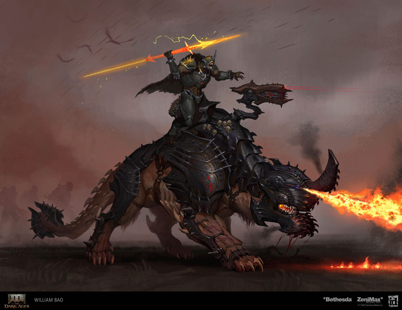Warbeast Concept Art from Doom: The Dark Ages