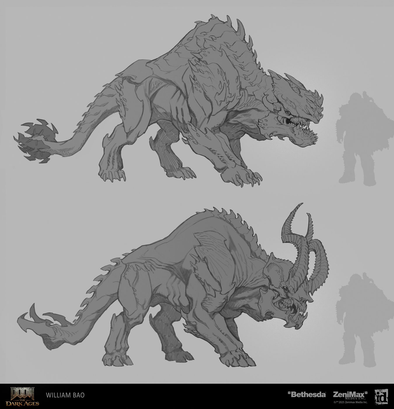Warbeast Ideation from Doom: The Dark Ages