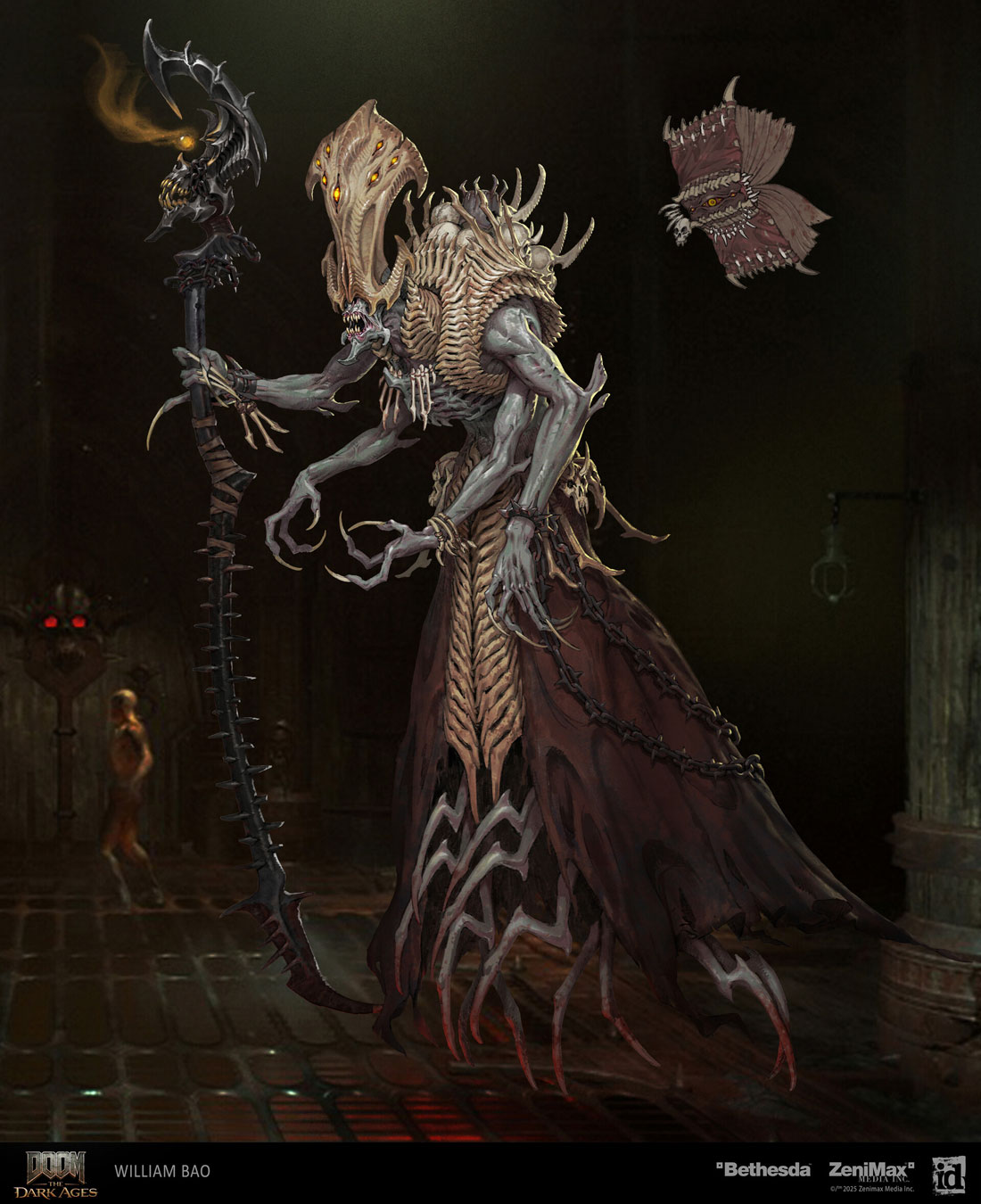 Wizard Concept Artwork from Doom: The Dark Ages