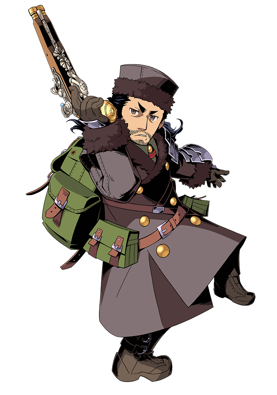 Gunner Male Art from Etrian Mystery Dungeon