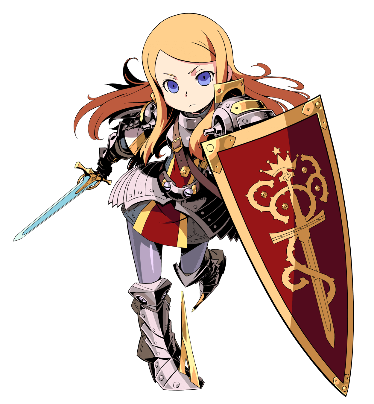 Protector Female Art from Etrian Mystery Dungeon